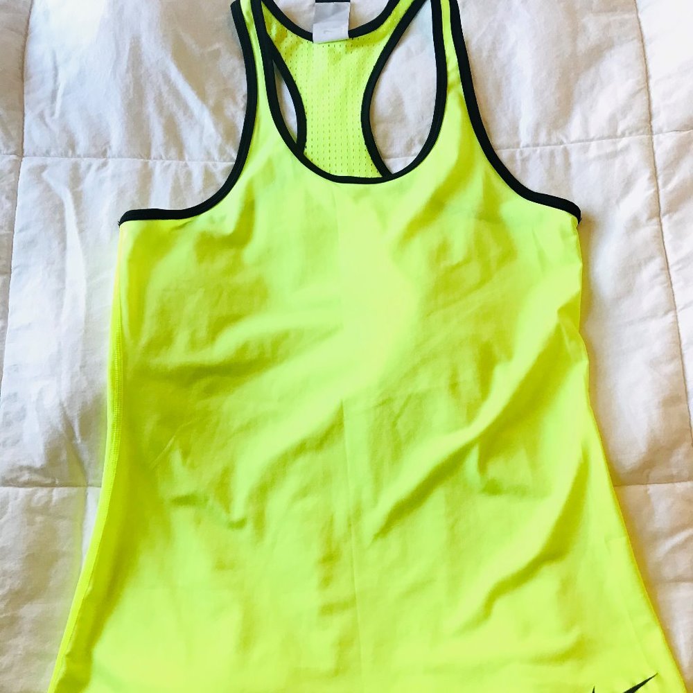 Neon Nike Dri-Fit Racer Back Top